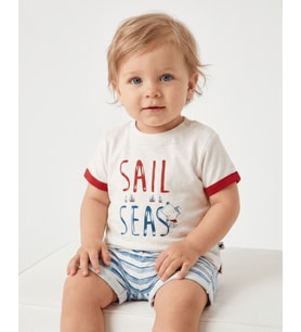 Caramell Bebek Takımı - 2 li - TKE4100 - Sail Seas - Petrol