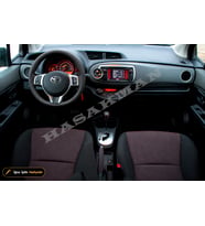 Toyota Verso Dikme Direksiyon Kılıfı Premium Komple Delikli Deri Siyah Dikiş Comfort-Elegant 2009-2013