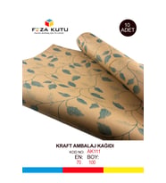 Paket Kağıdı Kraft Kağıt Ambalaj Kağıdı Hediye Kağıdı Yılbaşı Çeyiz Paketleme Kağıt 70x100 (10 ADET)