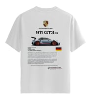 Porsche GT3 RS v2 – %100 Pamuklu Erkek Beyaz Tişört – Premium Quality