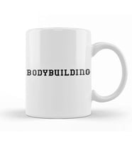 Bodybuilding Kupa Bardak Porselen