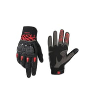 Motosiklet Eldiveni Full Koruma Ayarlanabilir Bilek Bantı Deri Microfiber Kumaş Motor Eldiven