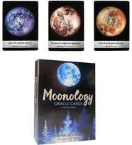 Moonology Oracle Cards – Ay Fazları Temalı Kehanet Kartları (10,5 x 7,5 cm)