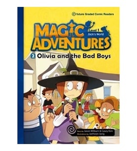 Olivia and the Bad Boys +CD (Magic Adventures.1) (Gri-Kırmızı)