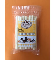 ProChef 25 Adet Beyaz Burgu Çubuk 125 gr Köpek Kemiği & Ödül Maması ( Doğal Sığır Derisi )