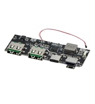 Çift Usb 5V 22.5W Ledli Micro Type-C Powerbank Modülü