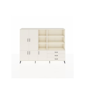 Arges Dolap 11 Raflı 3 Çekmeceli 5 Kapaklı 220x30x163 Aytaşı-Aytaşı