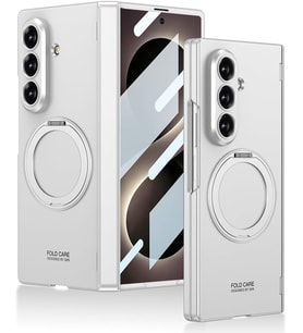 Samsung Galaxy Z Fold 8 Ultra ile Uyumlu Kılıf Yüzüklü Gümüş Linum Kapak (Samsung Galaxy Z Fold 8 Ultra ile Uyumlu, Yüzüklü Gümüş)