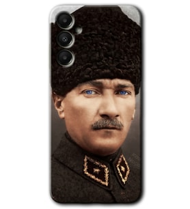 Galaxy A05s Kılıf HD Desen Baskılı Kılıf - Başkomutan Atatürk