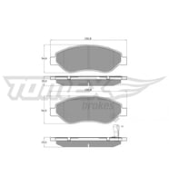 OPEL CORSA D 1.7 CDTİ 2006- ÖN FREN BALATA TAKIMI 1605355