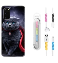 Samsung A02S A03S A10 A12 A13 A21S A22 Kılıf Kablo Koruma Spiral Silikon Super Cat 1666