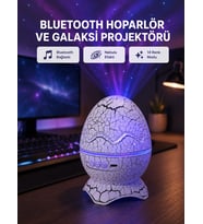 Dinozor Yumurta Gece Lambası Projektör - 14 Renk Seçeneği