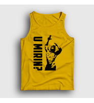 Presmono Unisex Sarı U Mirin Gym Fitness Zyzz Atlet 327592tt (Sarı)