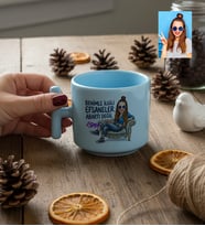 Kişiye Özel Karikatürlü Benimle İlgili Efsaneler T Pastel Kupa Doğum Günü Hediyesi