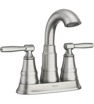 Moen 84971Srn Halle İki Saplı Centerset Banyo Lavabo Bataryası Tahliye Meclisi, Spot Dirençli Fırçal (Çok Renkli)