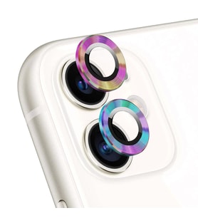 Microsonic Apple iPhone 11 Tekli Kamera Lens Koruma Camı Renkli (Çok Renkli)