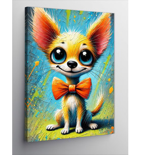 Kanvas Tablo Sevimli Fennec Tilkisi