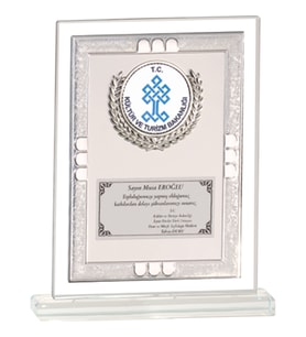 ODAK KUPA - Cam Plaketler - CM-081 A - 18x21 cm