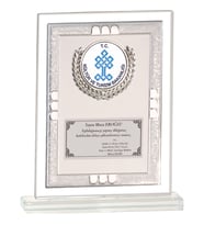 ODAK KUPA - Cam Plaketler - CM-081 A - 18x21 cm