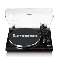 Lenco LBT-288 WA Pikap Plak Çalar Bluetoothlu Retro Koyu Kahve Ceviz Pikap Plak Çalar