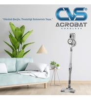 CVS DN 4731 Cordless Katlanır Şarjlı Dijital Dik Süpürge (Gri)