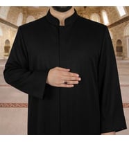 Semmasi Namaz ve İmam Cübbesi Uzun Siyah Enderun Model