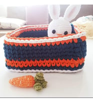 Havuçlu Tavşan ve Çıngırak Amigurumi Takım Seti