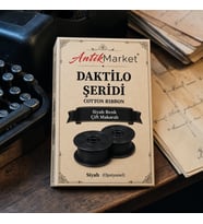 ANTİK MARKET Daktilo Şeridi Siyah Çift Makaralı
