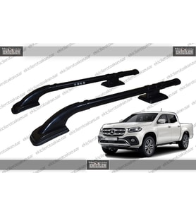 MERCEDES X-CLASS TAVAN ÇITASI (2017+) PORT BAGAJ SİYAH (ARA ATKISIZ)