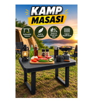 Katlanabilir Plastik Kamp Masası – Taşınabilir ve Çok Amaçlı Tasarım
