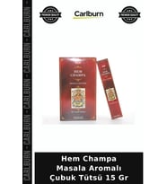Özel Üretim Koku Hem Champa Masala Aromalı Çubuk Tütsü 15 Gr