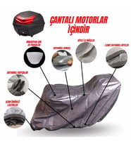 Mondial Tab 50 ÇANTALI Motosiklet Motor Koruma Brandası Ultra Dayanıklı