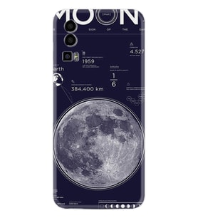 General Mobile Gm 23 Kılıf Resimli Desenli Baskılı Silikon Moon info 1424