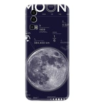 General Mobile Gm 23 Kılıf Resimli Desenli Baskılı Silikon Moon info 1424