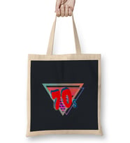 70s Vintage Retro Design Slogan Style Art- Tv Kid Movies Bez Çanta Uzun Saplı