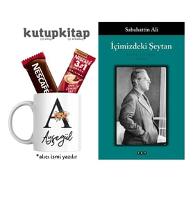 Kutupkitap Kişiye Özel İsimli Kupa İçimizdeki Şeytan Kitap Hediye Seti