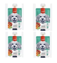 Wanpy Taze Kuzulu Havuçlu Köpek Et Ezmesi Köpek Ödülü  90 gr. X 4 Adet