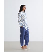 LCW Modest Mavi Beli Lastikli Kadın Pantolon