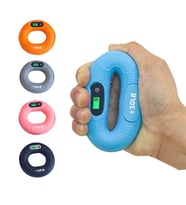 Sayaçlı El Güçlendirme Halkası - Akıllı Egzersiz Aleti - 30 LB