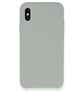 Newface Apple iPhone XS Max Kılıf Lansman Legant Silikon - Açık Gri