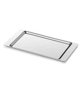 Paslanmaz Dikdörtgen Tepsi 19x35 Cm