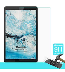 Microsonic Lenovo Tab M8 TB-8505F 8` (ZA5G0100TR) Tempered Glass Cam Ekran Koruyucu (Renksiz)