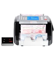 Baove GB83000 Karışık Para Sayma Makinesi - TL - Euro - Usd - Türkçe Sesli Uyarı + Müşteri Ekranı