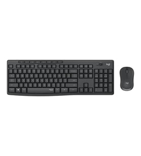 Logitech MK295 Q Tr Siyah Kablosuz Klavye Mouse Set
