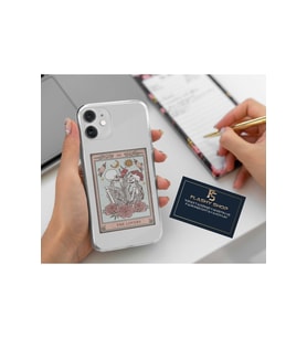 Samsung Galaxy A33 Uyumlu The Lovers Tarot Kart Tasarımlı Şeffaf Kılıf