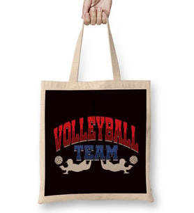 Volleyball Team Player Coach Squad Ball Sports Athlete Game Bez Çanta Uzun Saplı