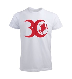 30 Ağustos Tişörtü (Düz Beyaz)