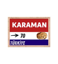 Karaman Tablo - Retro Tablo