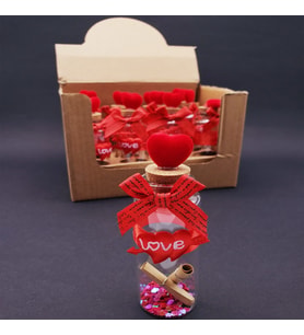 Love Kalpli Dilek Şişesi