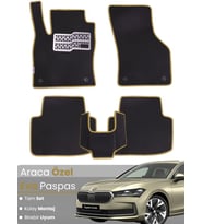 Skoda Super B (2024-2025) Uyumlu EVA Paspas Tam Set–Araca Özel,Su Geçirmez,Hızlı Montaj